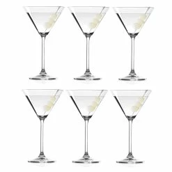 Lenox Tuscany Classics, Cocktail Martini Glasses, Set Of Six -wine set shop 845275L a3