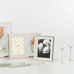 Kate Spade New York, Lenox Rosy Glow Double Invitation Frame -wine set shop 852077L a2