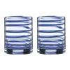 Kate Spade New York, Lenox Art Glass Charlotte Street DOF Pair -wine set shop 857793L a1