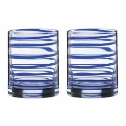 Kate Spade New York, Lenox Art Glass Charlotte Street DOF Pair