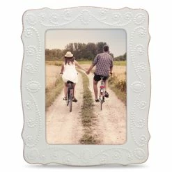 Lenox French Perle White 5X7" Picture Frame