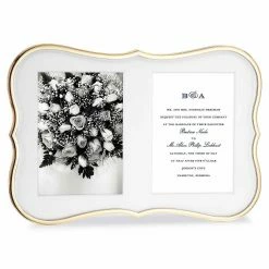 Kate Spade New York, Lenox Crown Pt Gold Double Invitation Frame