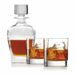 Lenox Tuscany Classics 3-Piece Whiskey Decanter And Glass Set
