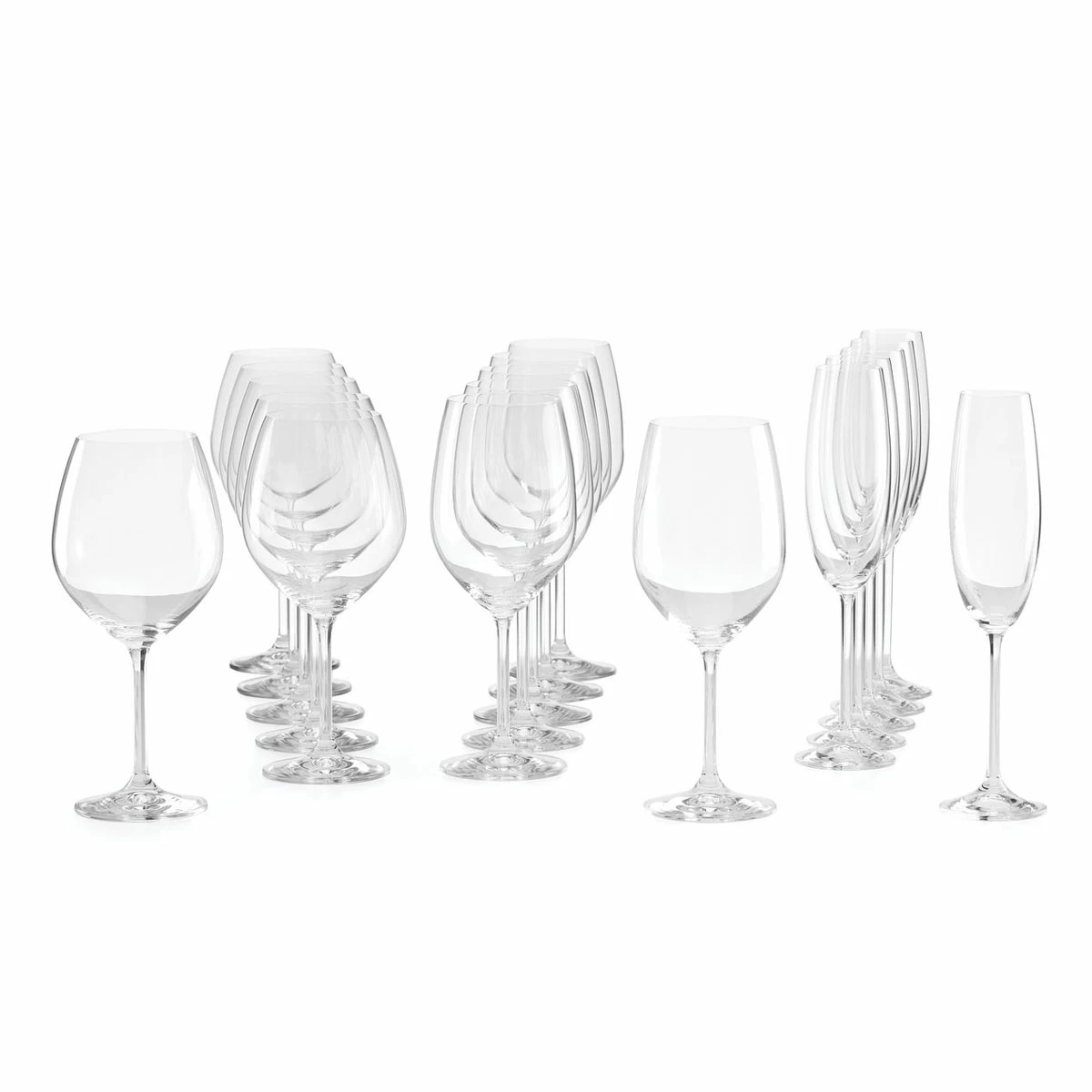 Lenox Tuscany Classics Assorted Wine Glasses, Set Of 18 1 Lenox Tuscany Classics Assorted Wine Glasses, Set Of 18