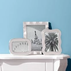 Kate Spade South Street, Lenox Silver Scallop Frame 8x10" -wine set shop 892115L a2