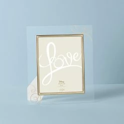 Lenox Disney Bridal Glass Picture Frame 8x10" -wine set shop 892950L a2