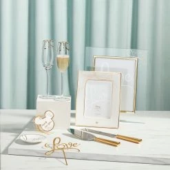 Lenox Disney Bridal Picture Frame 5x7" -wine set shop 892955L a3