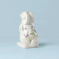 Lenox Butterfly Meadow Bunny Cookie Jar -wine set shop 893454L a3