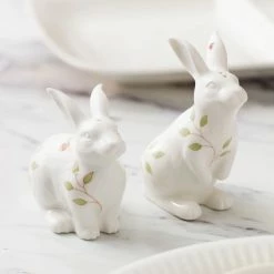 Lenox Butterfly Meadow Bunny Salt And Pepper Set -wine set shop 893456L a5