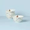 Lenox Butterfly Meadow Bunny Vines Rice Bowls, Set Of 4 -wine set shop 894543L a1
