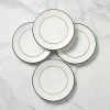 Kate Spade, Lenox Make It Pop 10.5" Dinner Plate Set Of 4 Black, Gold -wine set shop 894619L a1
