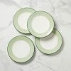 Kate Spade, Lenox Make It Pop Dinner Plate Set Of 4 Green, Pink -wine set shop 894620L a1