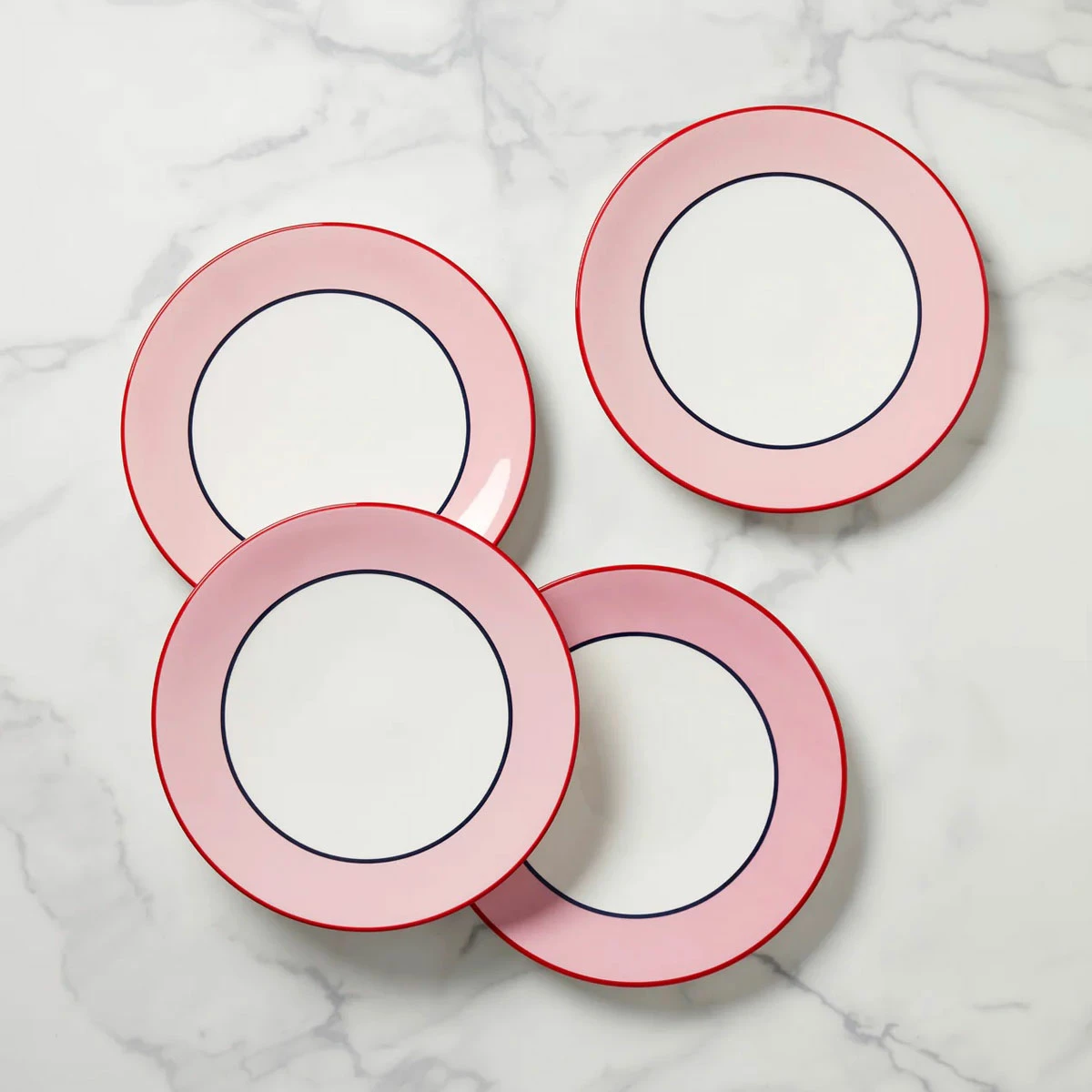 Kate Spade, Lenox Make It Pop Dinner Plate Set Of 4 Pink, Blue 1 Kate Spade, Lenox Make It Pop Dinner Plate Set Of 4 Pink, Blue