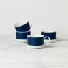 Kate Spade, Lenox Make It Pop Mug Set Of 4 Navy, Green 4 Kate Spade, Lenox Make It Pop Mug Set Of 4 Navy, Green -wine set shop 894625L a1