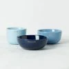 Kate Spade, Lenox Make It Pop Prep Bowls Set Of 3 Shades Of Blue -wine set shop 894703L a1