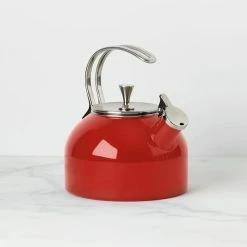 Kate Spade, Lenox Make It Pop Tea Kettle Red