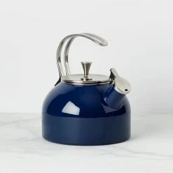 Kate Spade, Lenox Make It Pop Tea Kettle Navy