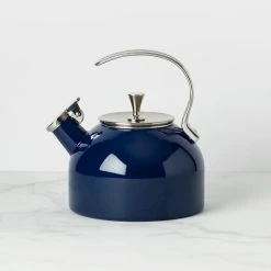 Kate Spade, Lenox Make It Pop Tea Kettle Navy -wine set shop 894715L a3