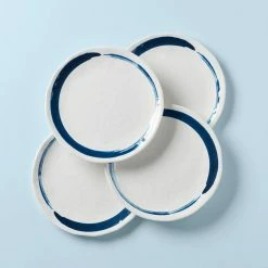 Lenox Blue Bay Melamine Dinner Plates, Set Of 4