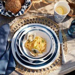 Lenox Blue Bay Melamine Dinner Plates, Set Of 4 -wine set shop 895237L a3
