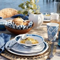 Lenox Blue Bay Melamine 16 Piece Dinner Set 6 Lenox Blue Bay Melamine 16 Piece Dinner Set -wine set shop 895323L a2