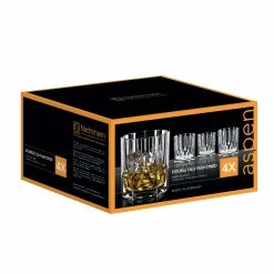 Nachtmann Portmeirion USA Nachtmann Aspen Whiskey Tumbler, Set Of 4 -wine set shop 92126R a3