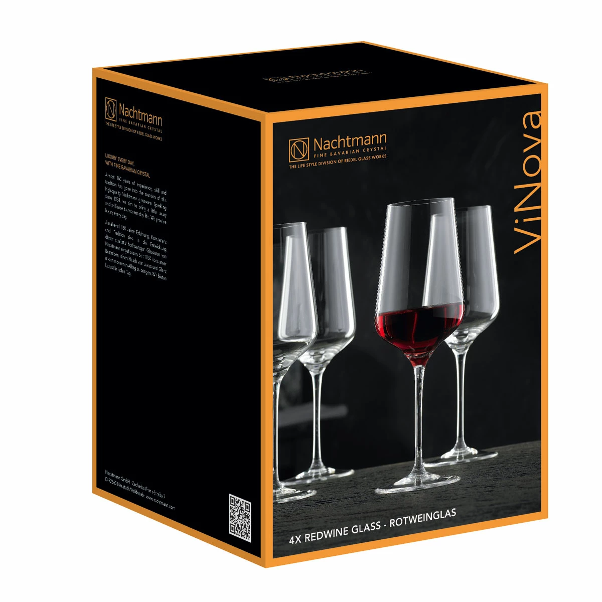 Nachtmann Portmeirion USA Nachtmann Vinova Red Wine, Set Of Four 2 Nachtmann Portmeirion USA Nachtmann Vinova Red Wine, Set Of Four - Image 2