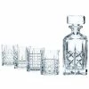 Nachtmann Portmeirion USA Nachtmann Highland Whiskey Decanter, 4 Whiskey Tumblers Set -wine set shop 98196R a1