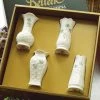 Belleek Pottery LTD Belleek China Shamrock Mini 4" Vases, Set Of Four -wine set shop B1781 21200