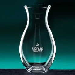 Crystal Blanc, Personalize! 10" Erika Crystal Vase -wine set shop CB825 a1