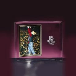 Crystal Blanc, Personalize! 3.5"X5" Vertical Picture Frame