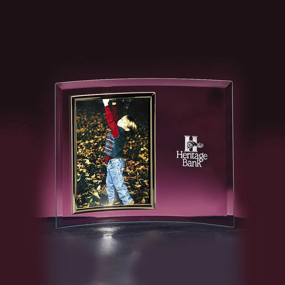 Crystal Blanc, Personalize! 8" X10" Vertical Picture Frame 2 Crystal Blanc, Personalize! 8" X10" Vertical Picture Frame - Image 2