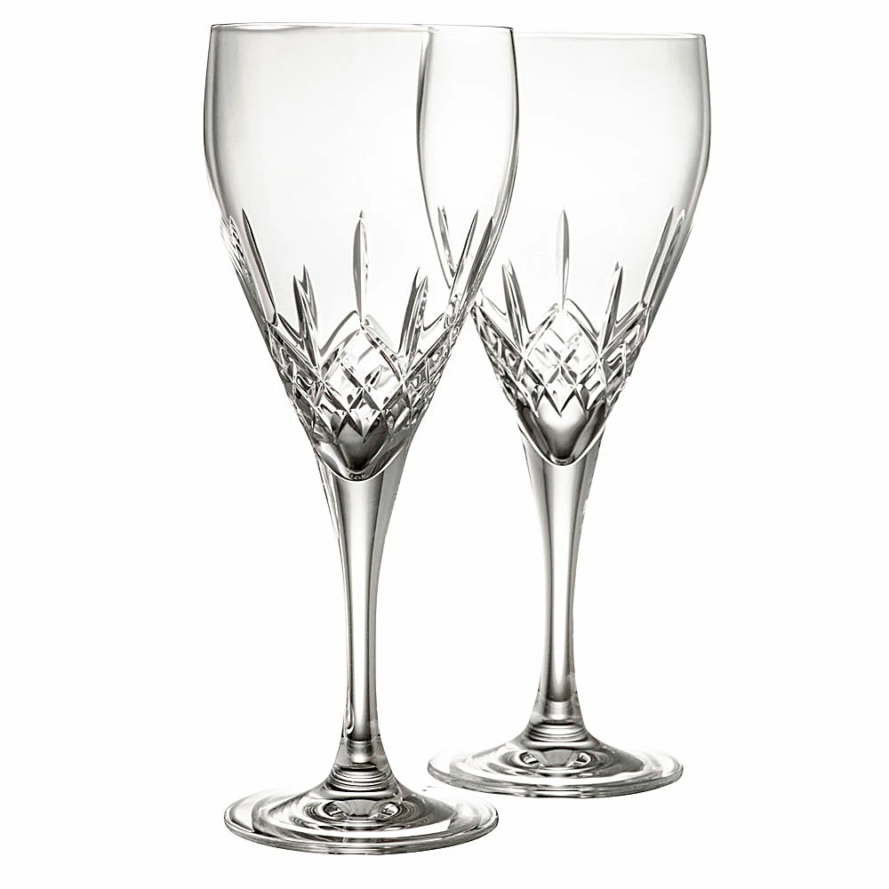 Belleek Pottery LTD Galway Longford Red Wine Pair 1 Belleek Pottery LTD Galway Longford Red Wine Pair