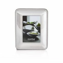 Nambe Mills, Inc. Nambe Metal Braid 4x6" Picture Frame