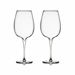 Nambe Mills, Inc. Nambe Vie Cabernet Merlot Wine Glasses, Pair