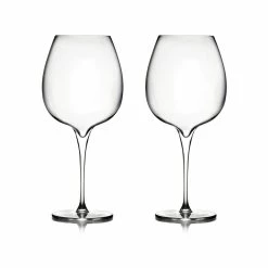 Nambe Mills, Inc. Nambe Vie Pinot Noir Wine Glasses, Pair