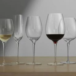 Nambe Mills, Inc. Nambe Vie Pinot Noir Wine Glasses, Pair -wine set shop MT0948N Vie alt LS 2016 Sq1200