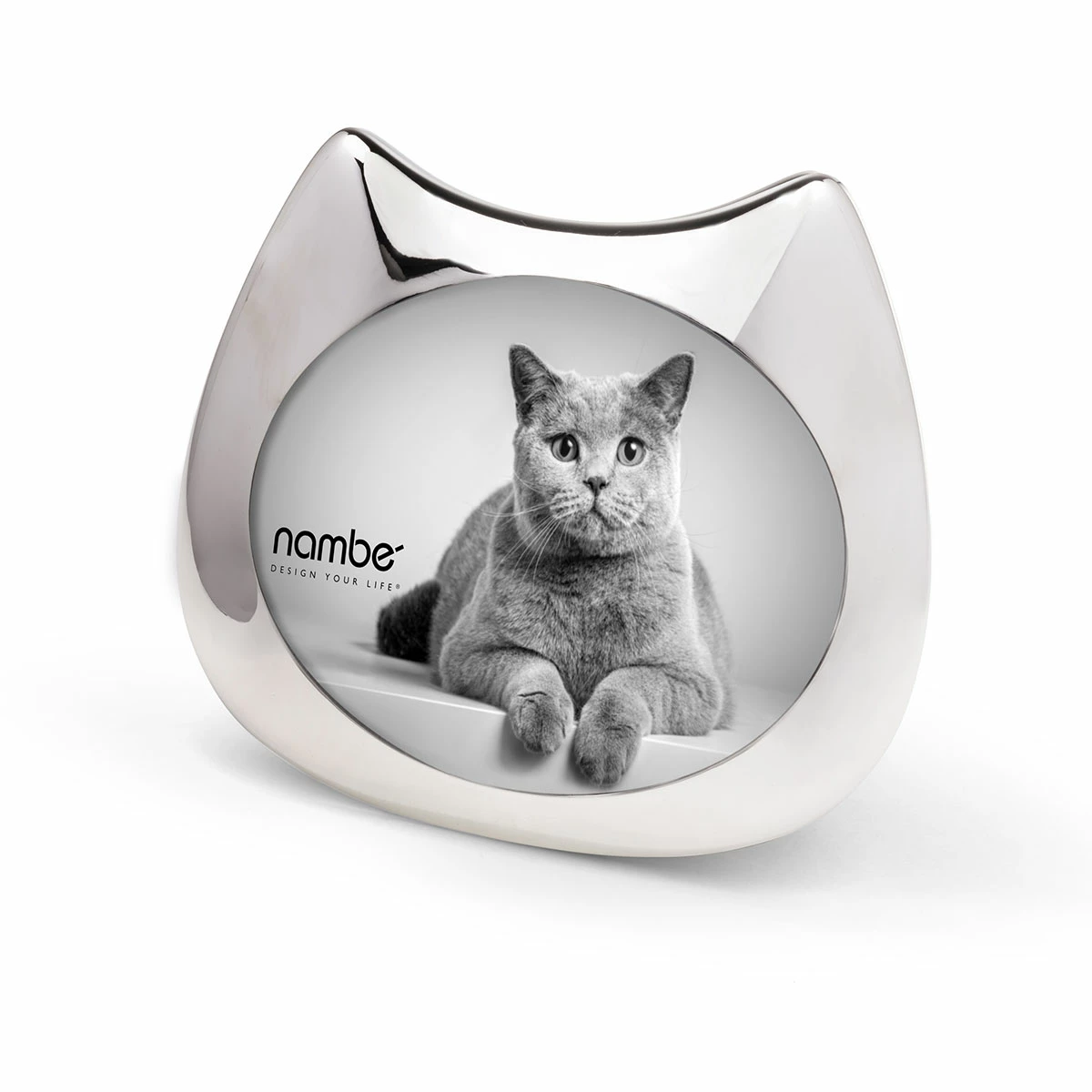 Nambe Pet Collection Cat Picture Frame 2 Nambe Pet Collection Cat Picture Frame - Image 2