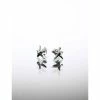Cashs Crystal Cashs Ireland, Sterling Silver Starfish Pierced Earrings Pair -wine set shop SE037C a1
